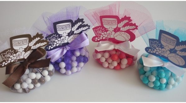 Recuerdos Comunión bolitas de dulce